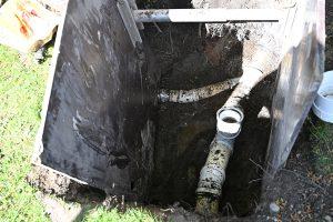 Edmonds Trench with new sewer line